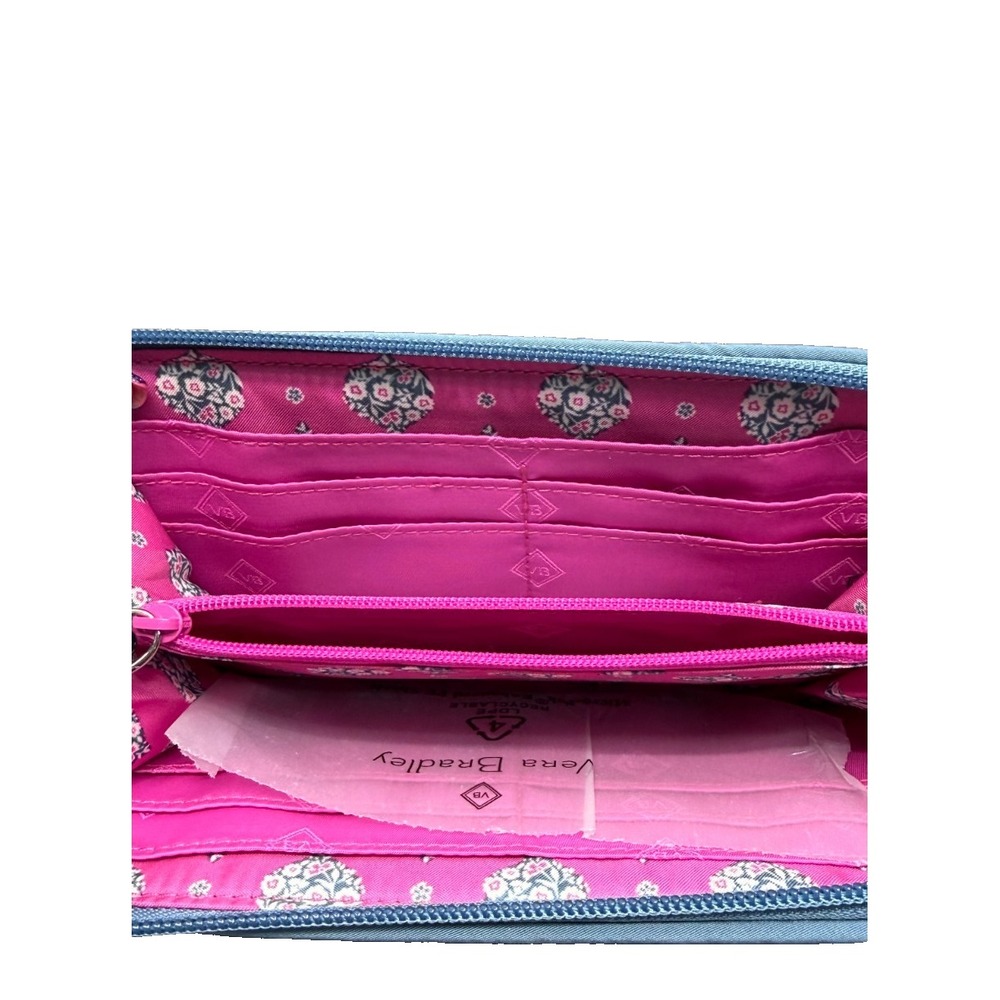VERA BRADLEY RFID Georgia Wallet Clutch in Geo Medallions Print NWT - Picture 2 of 7